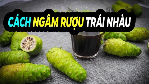 Hướng dẫn cách ngâm rượu trái nhàu