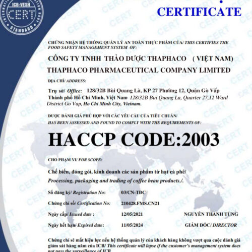 Thực phẩm chức năng bột trái nhàu đạt chuẩn HACCP