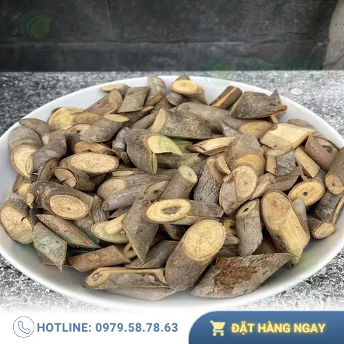 Cây an xoa đã được phơi khô