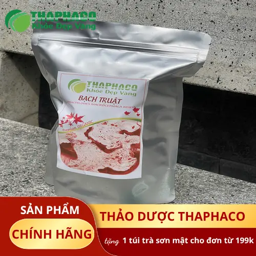Bạch truật khô đã được thái lát và đóng gói cẩn thận