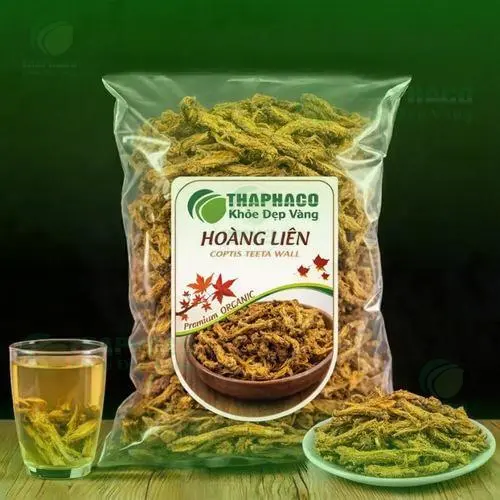 Sơ chế Hoàng Liên bằng cách rửa sạch