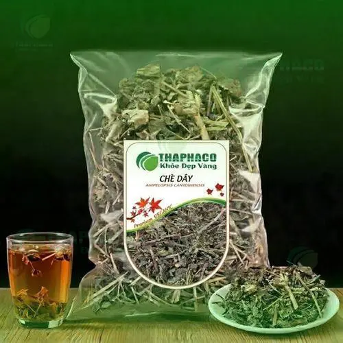 Nước Chè Dây sau khi pha có màu vàng óng và hương thơm dịu nhẹ