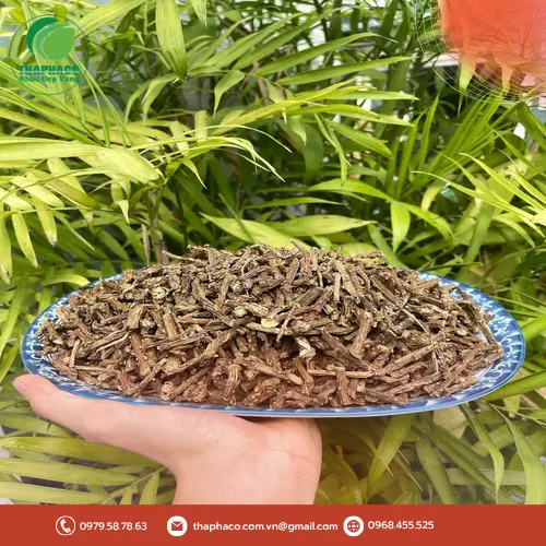 Dây thần thông đã được thái lát và phơi khô, sẵn sàng sử dụng