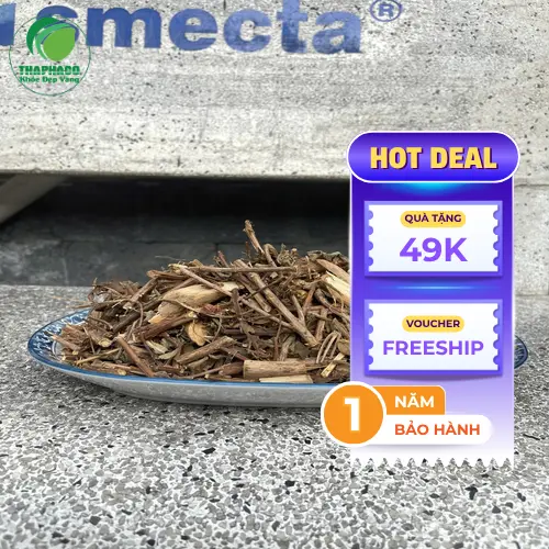 Gội đầu với nước hương nhu giúp tóc chắc khỏe