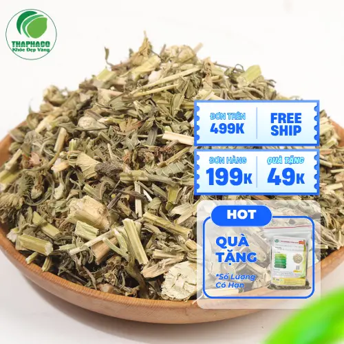 Quy trình đóng gói trà Ích Mẫu sấy khô tại Noni Tấn Phát