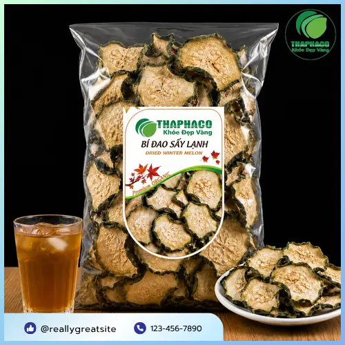 Bí đao sấy lạnh giữ nguyên dưỡng chất