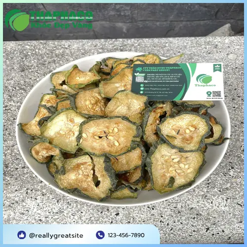 Bí đao sấy lạnh giữ nguyên dưỡng chất tự nhiên