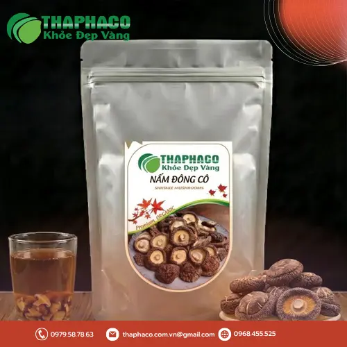 Nấm đông cô sấy khô chất lượng tại THAPHACO