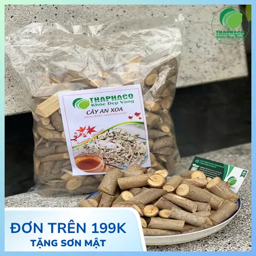 An Xoa phơi khô chuẩn bị chế biến