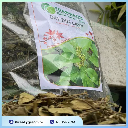 Pha trà Dây Thìa Canh đúng liều lượng
