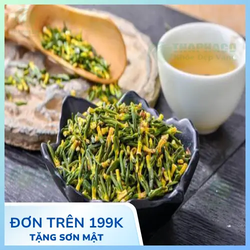 Nguyên liệu chuẩn bị pha trà Tim Sen