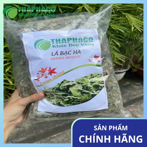 Quy trình đóng gói bạc hà khô THAPHACO