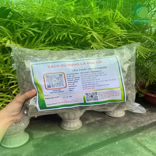 Cách pha trà từ lá bạc hà khô