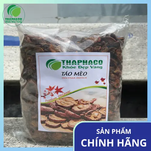Hình ảnh quả táo mèo tươi và lá