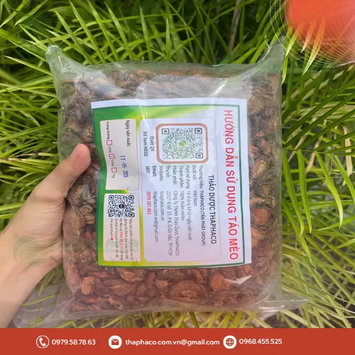 Sản phẩm táo mèo sấy khô THAPHACO được đóng gói cẩn thận