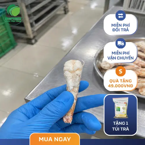 Tôm sấy thăng hoa tiện lợi mang theo khi đi du lịch hoặc dã ngoại